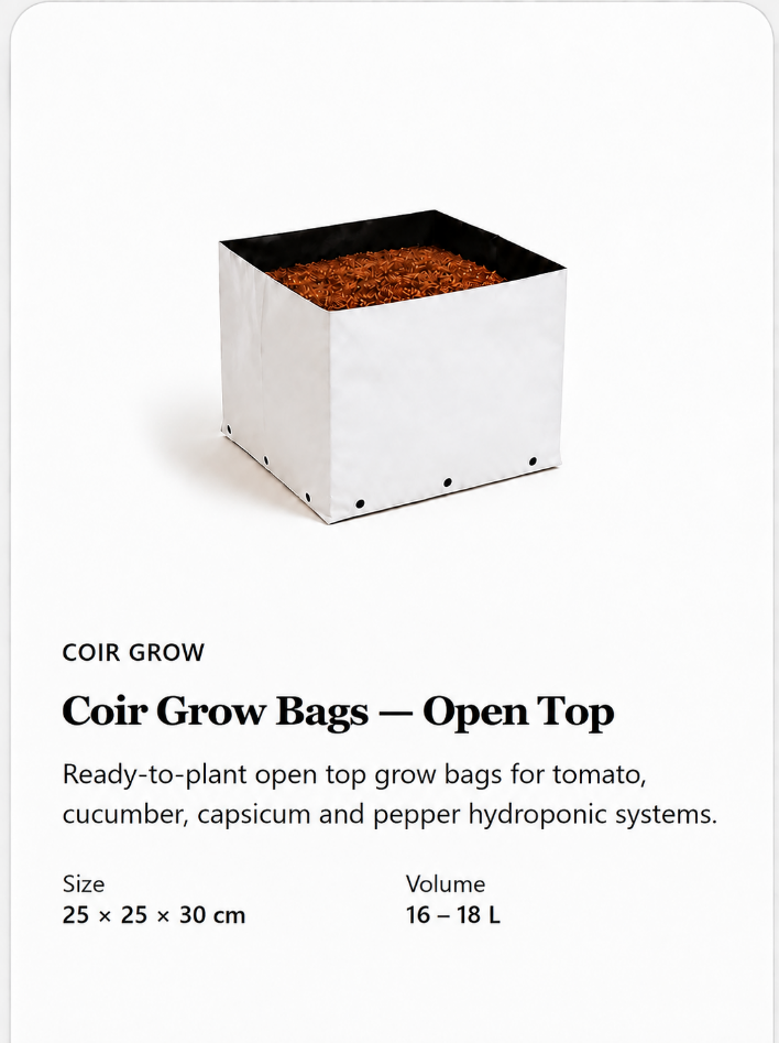 Open-top Coir Grow Bag